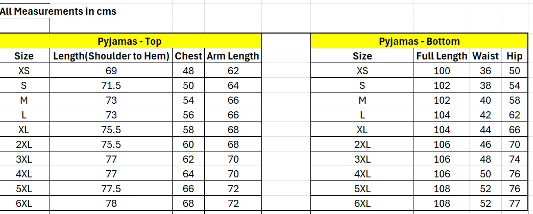 Autism Awareness - Printed Pjs - Adults - 3