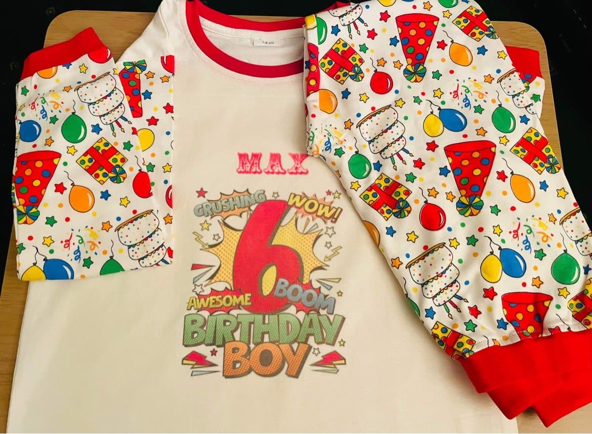 Birthday Prints- Kids PJs