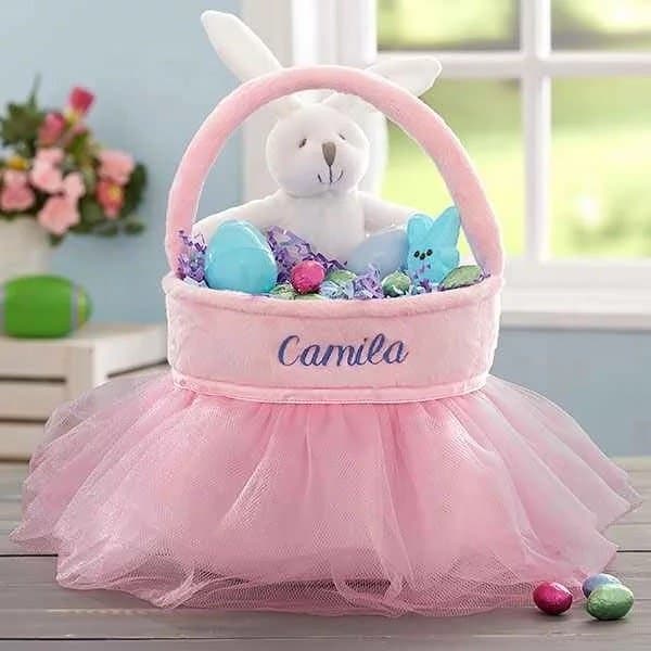 Easter Tutu Skirt Basket - 2