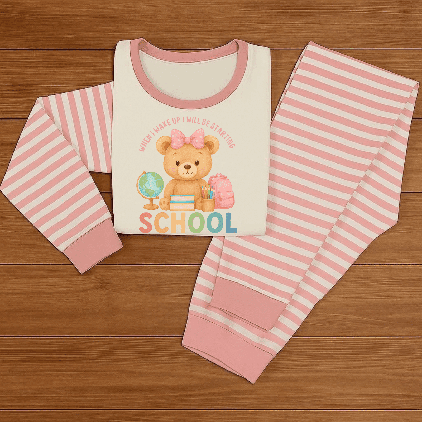 Starting School Pink- Png