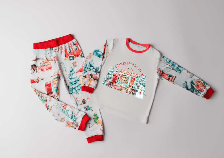 Elf Village – Christmas Crew- DTF Print