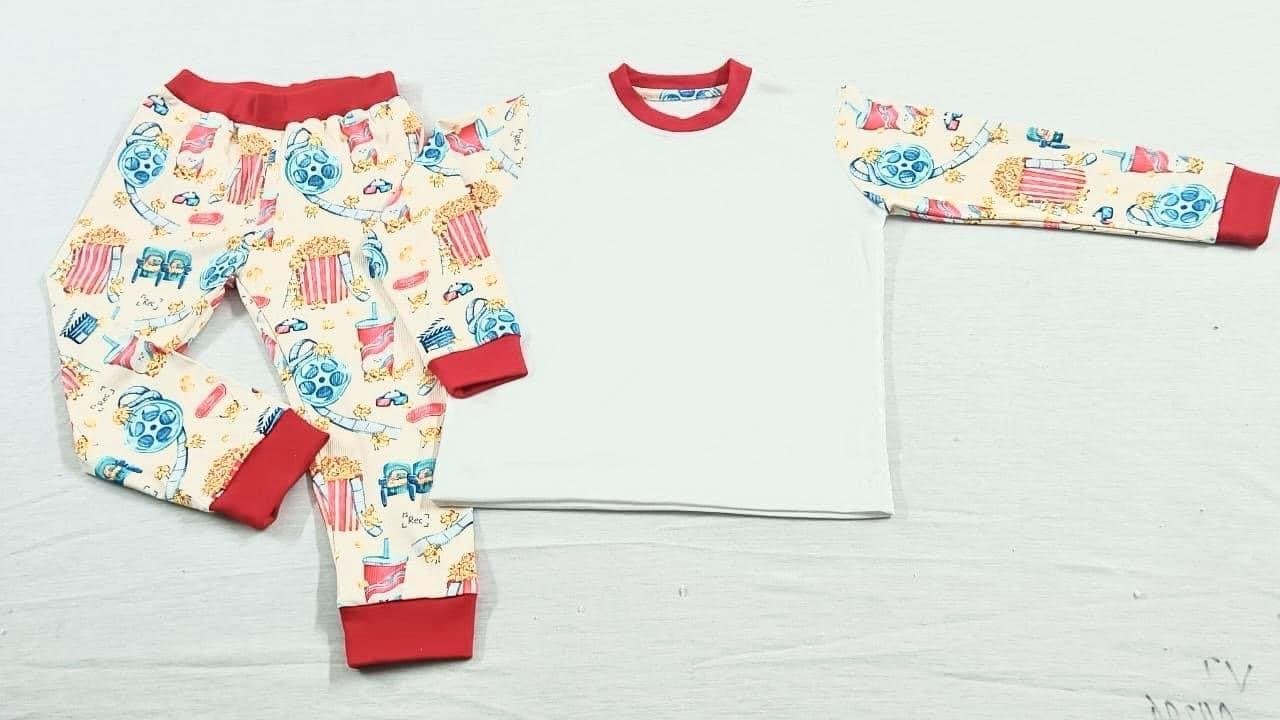 Kids Sublimation PJs – Movie Night