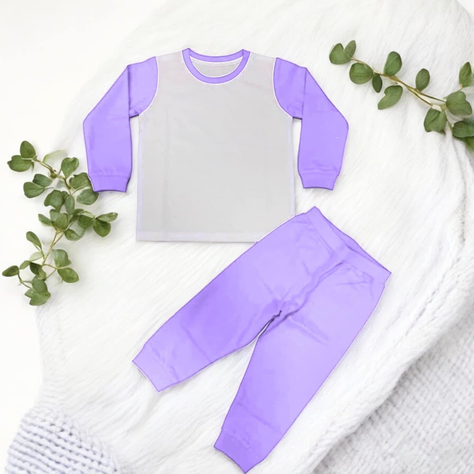 Sublimation Colour Pjs – Lilac