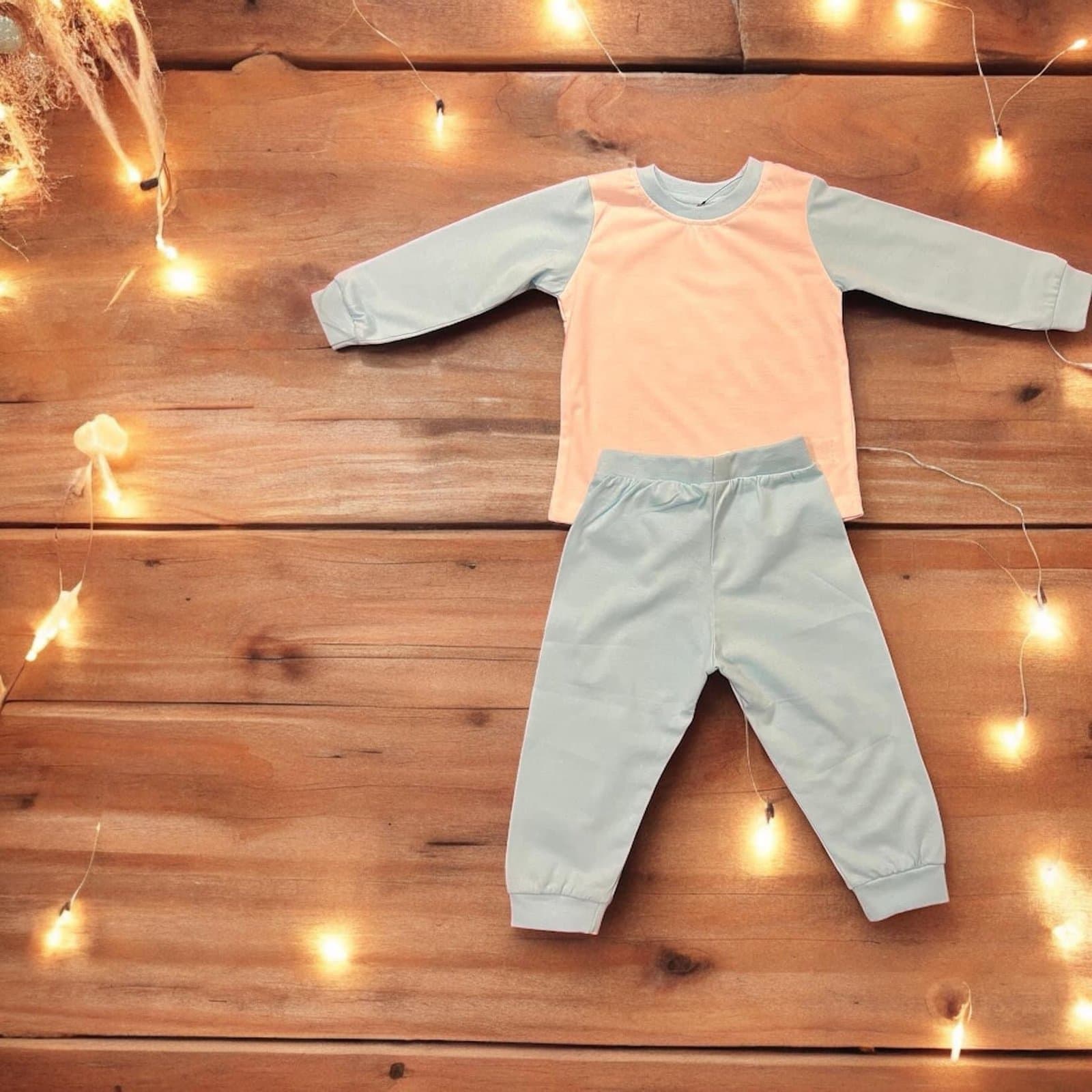 Kids Sublimation PJs – Baby Blue