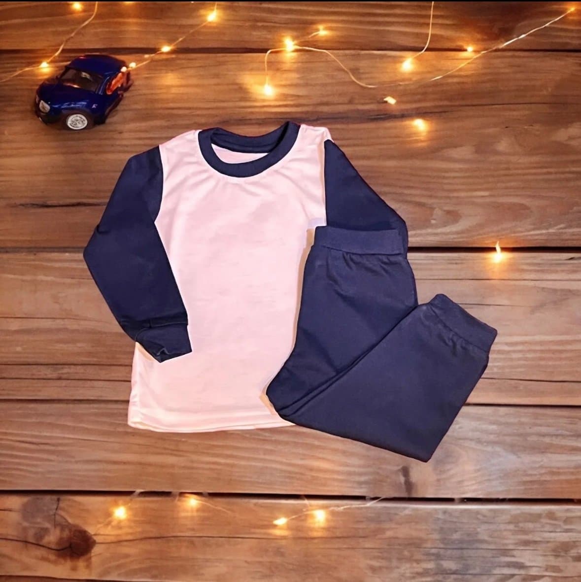 Kids Full Sublimation PJs – Navy