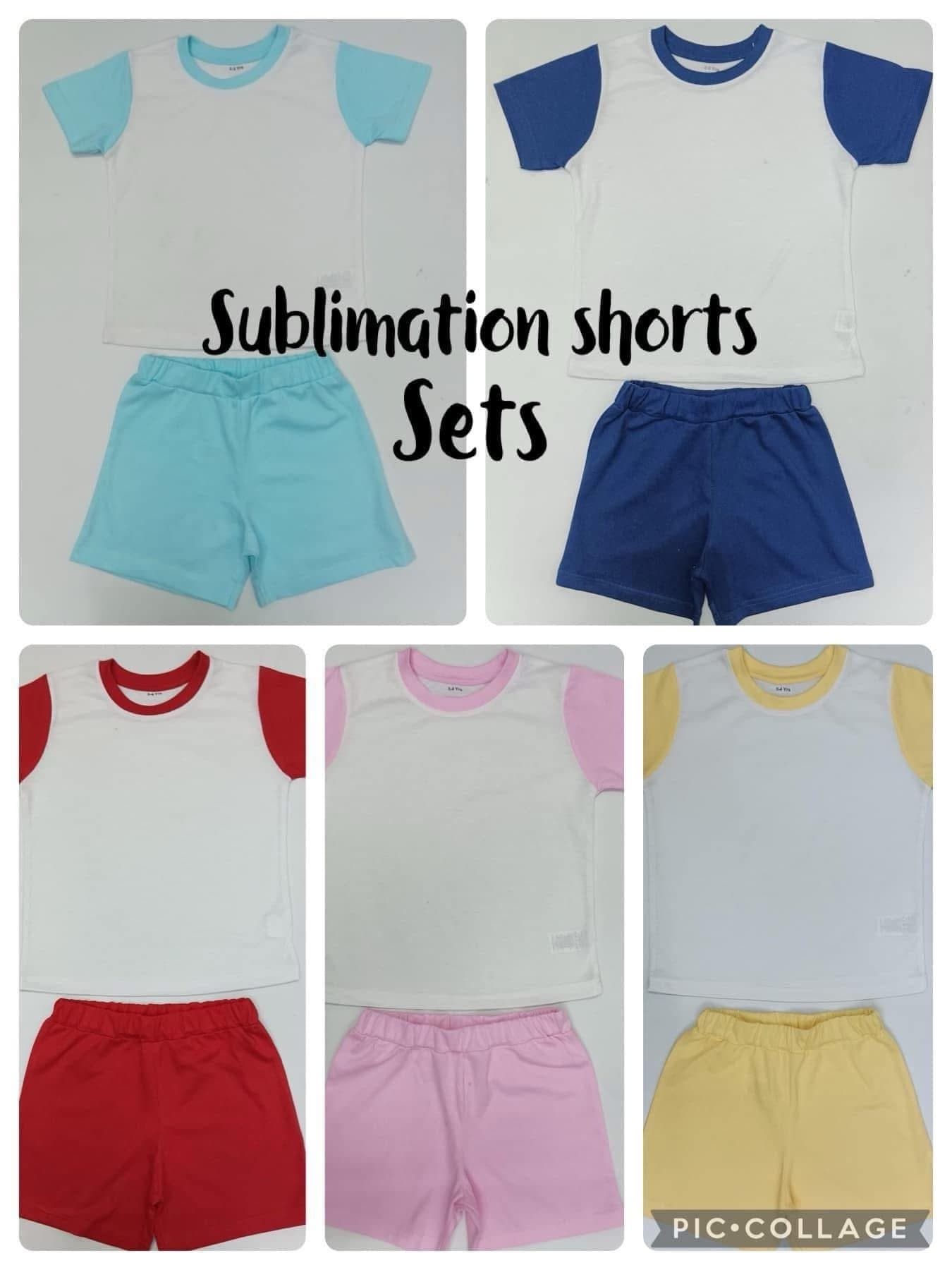 Sublimation Shorts Set – Kids