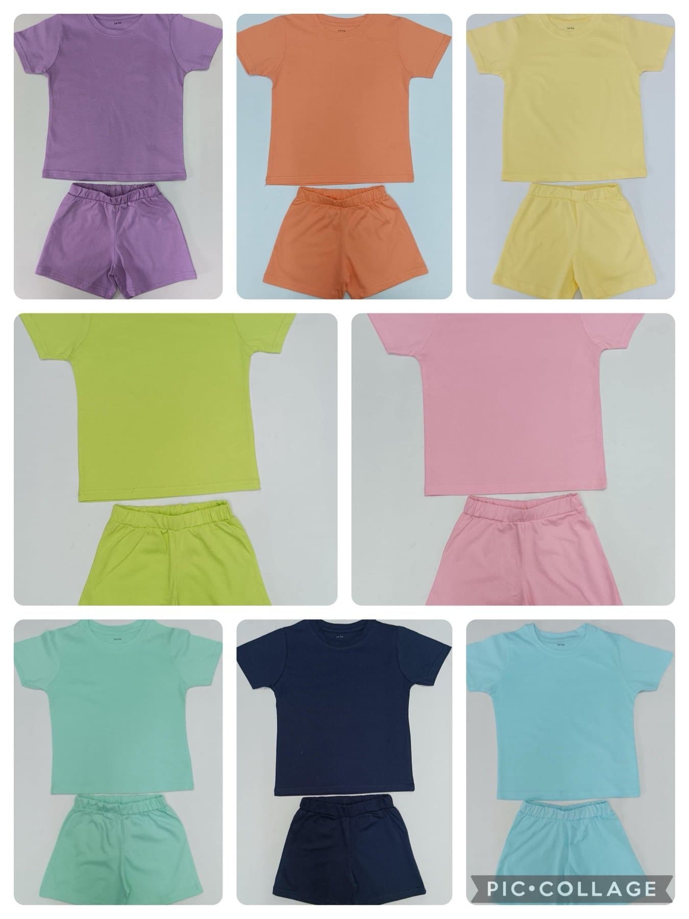 Cotton Shorts Set - Kids - 9