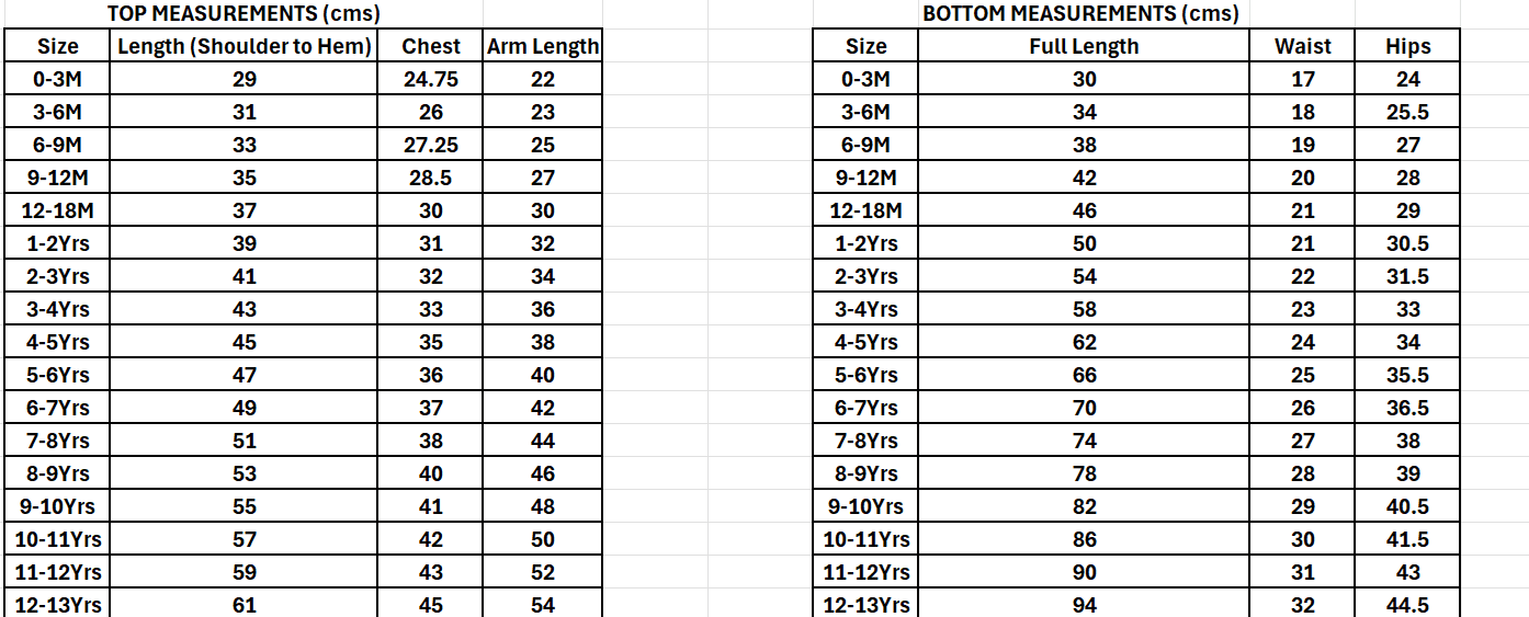 Kids Sublimation PJs - Pink Farm Animals - 2