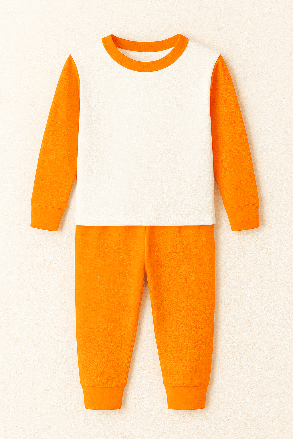 Kids Sublimation PJs – Orange