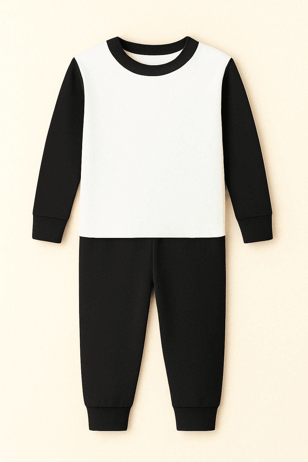 Kids Sublimation PJs – Black