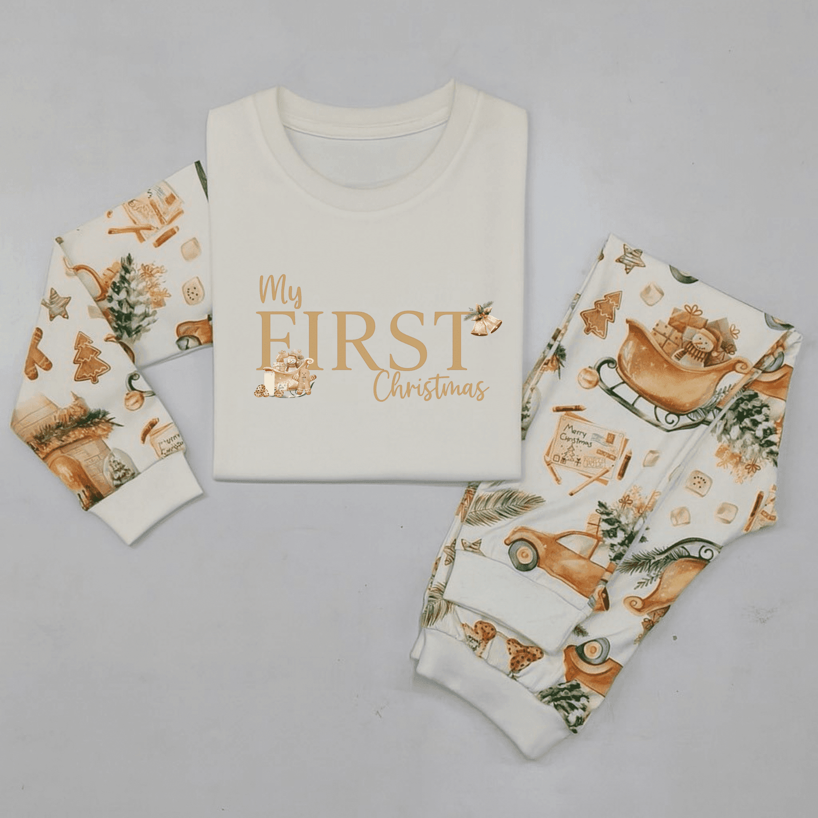 My First Christmas Beige – Png