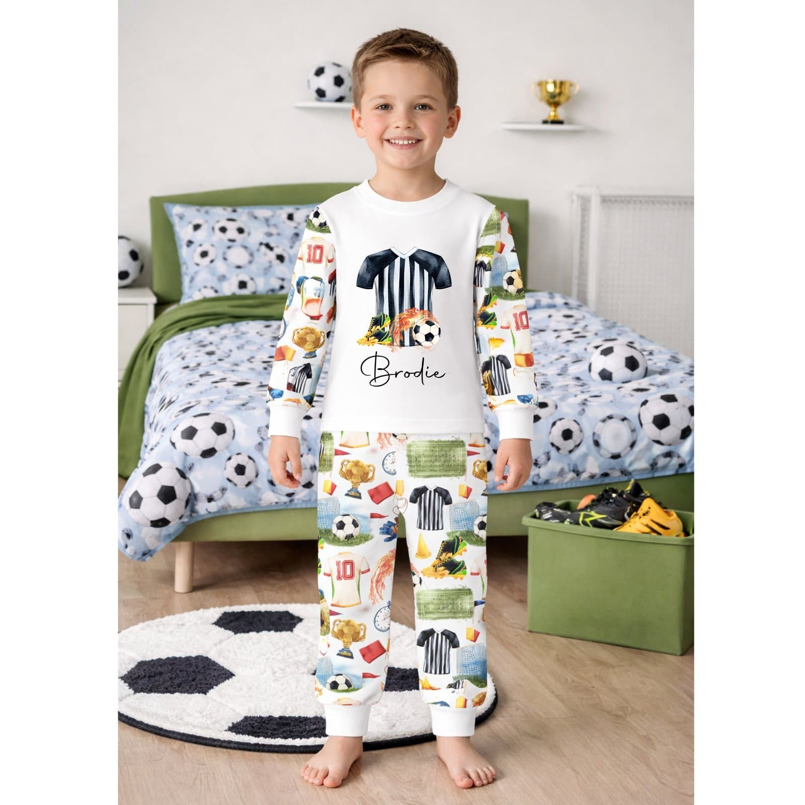 Football PJs – Cotton