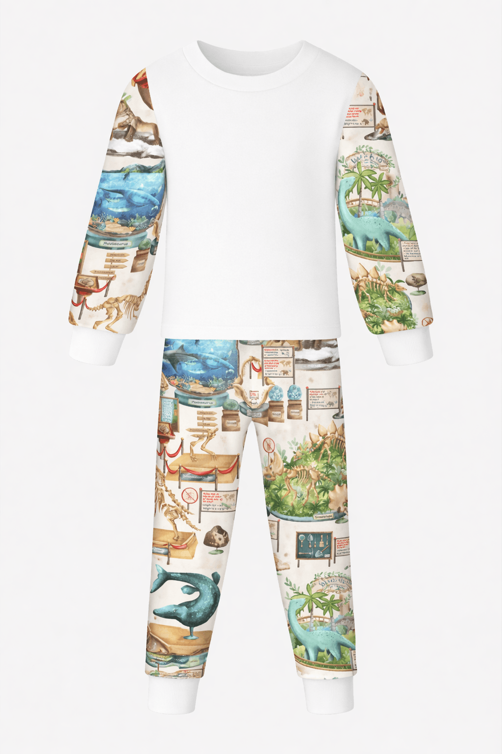 Kids Sublimation PJs – Dino Museum